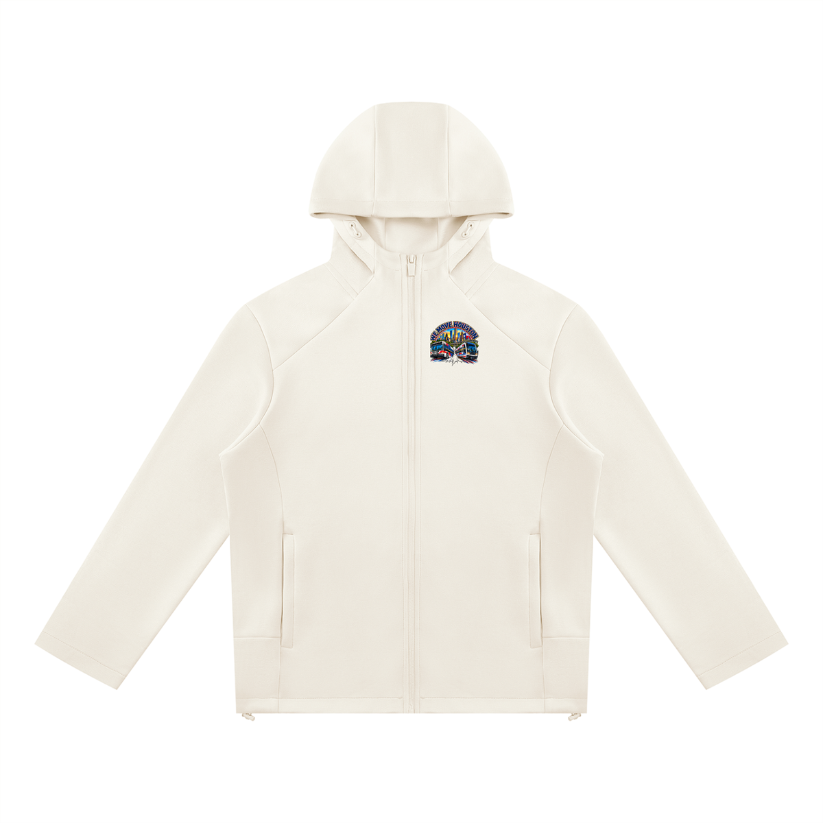 We Move Houston Full Zip Hoodie