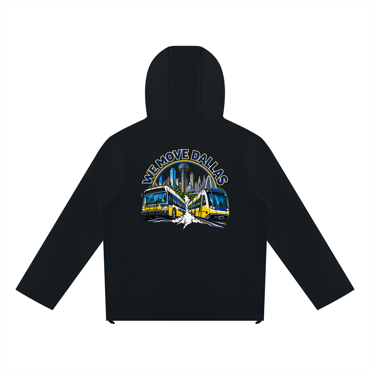 We Move Dallas Full Zip Hoodie