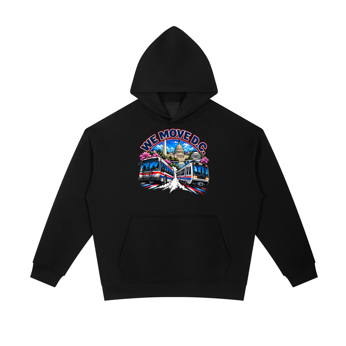 We Move DC Pull Over Hoodie