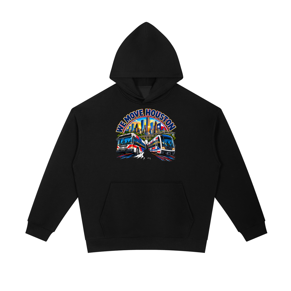 We Move Houston Pull Over Hoodie