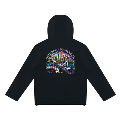 We Move Houston Full Zip Hoodie