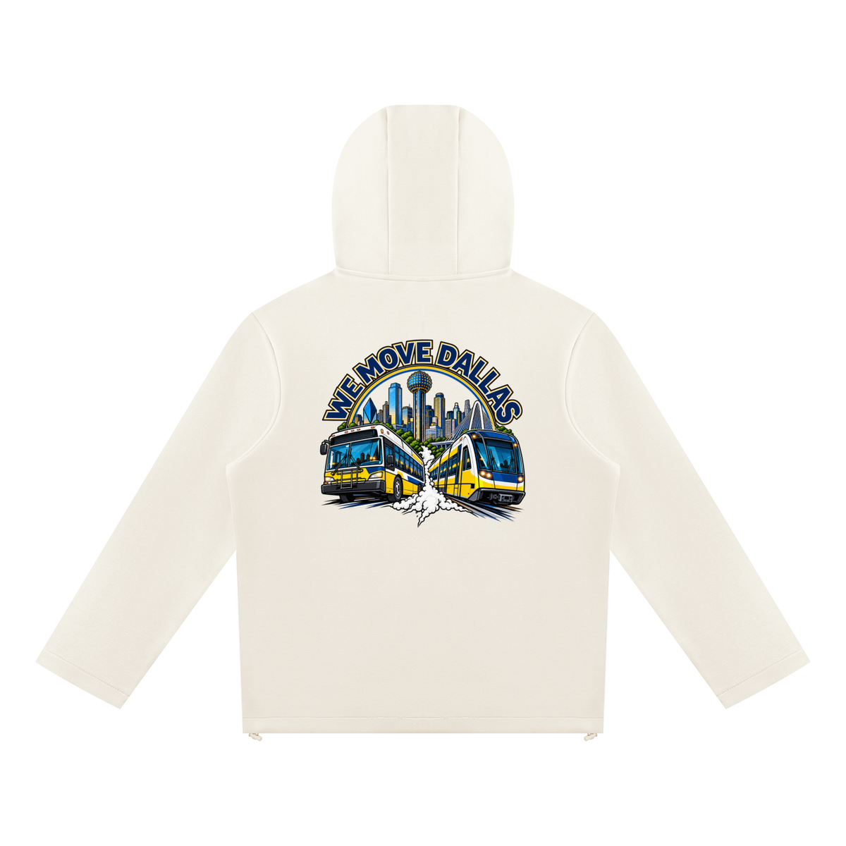We Move Dallas Full Zip Hoodie