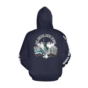 WMNY Train and Bus Pull Over Hoodie