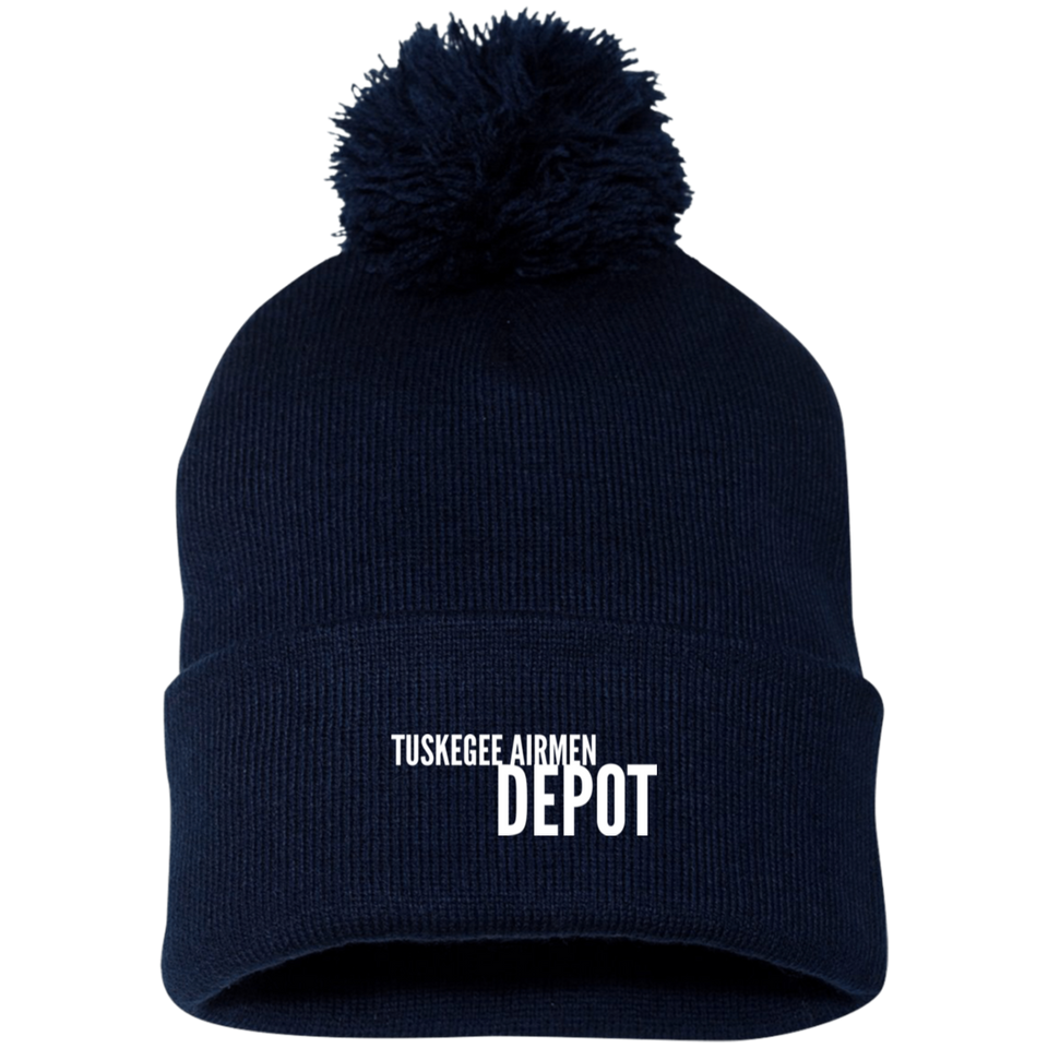 Tuskegee Airmen Depot Pom Pom Beanie