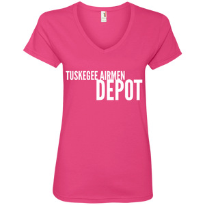 Tuskegee Airmen Depot Ladies' V-Neck T-Shirt