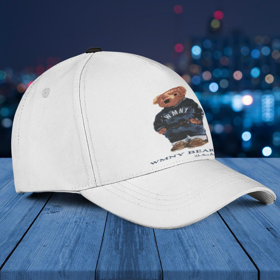 WMNY BEAR Classic Baseball Cap (white)