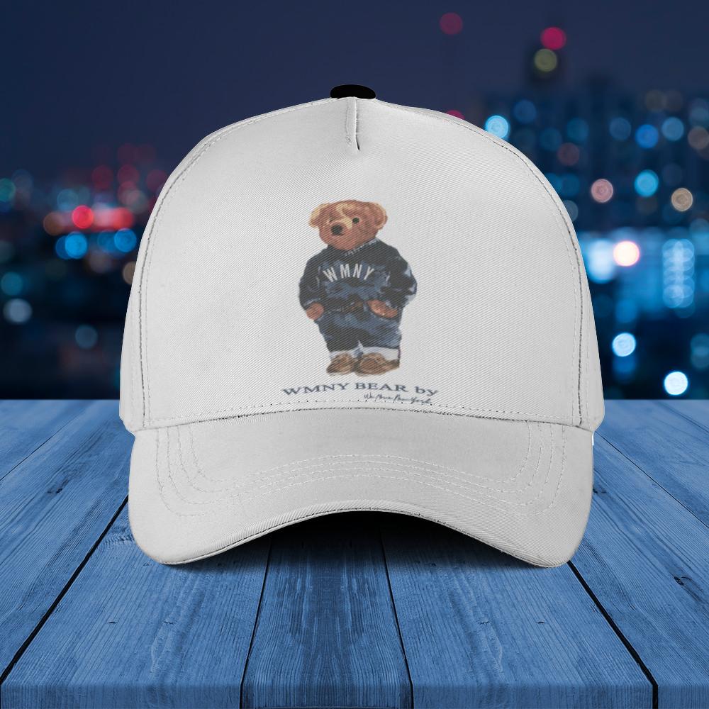 WMNY BEAR Classic Baseball Cap (white)